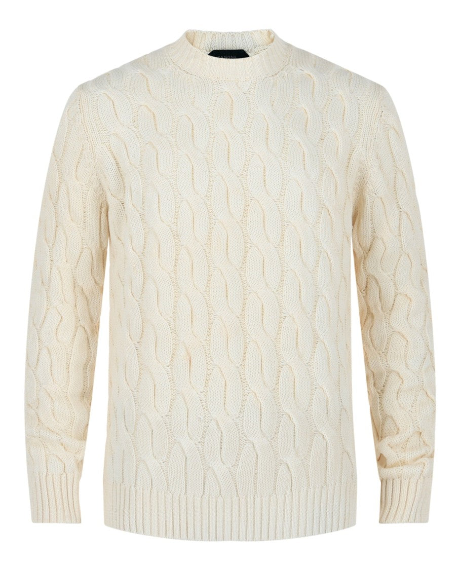 Slowear Zanone Cable Knit Sweater