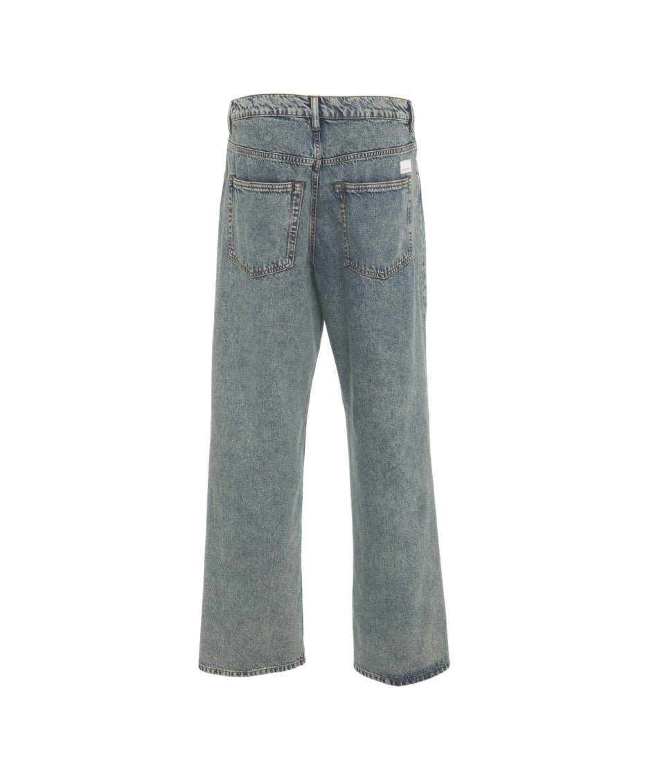 Nine In The Morning Straight-Leg Loose Fit Jeans With Classic Five-Pocket Design