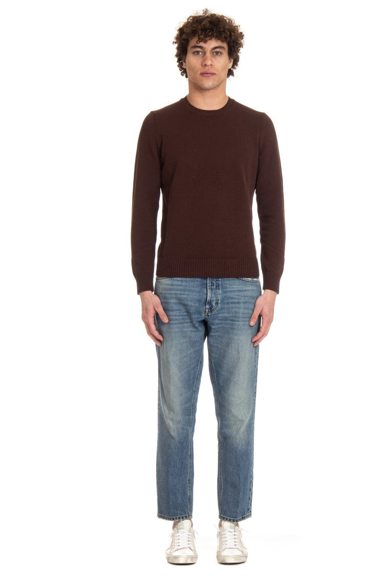 Drumohr Cotton Fine 5 Crewneck Sweater