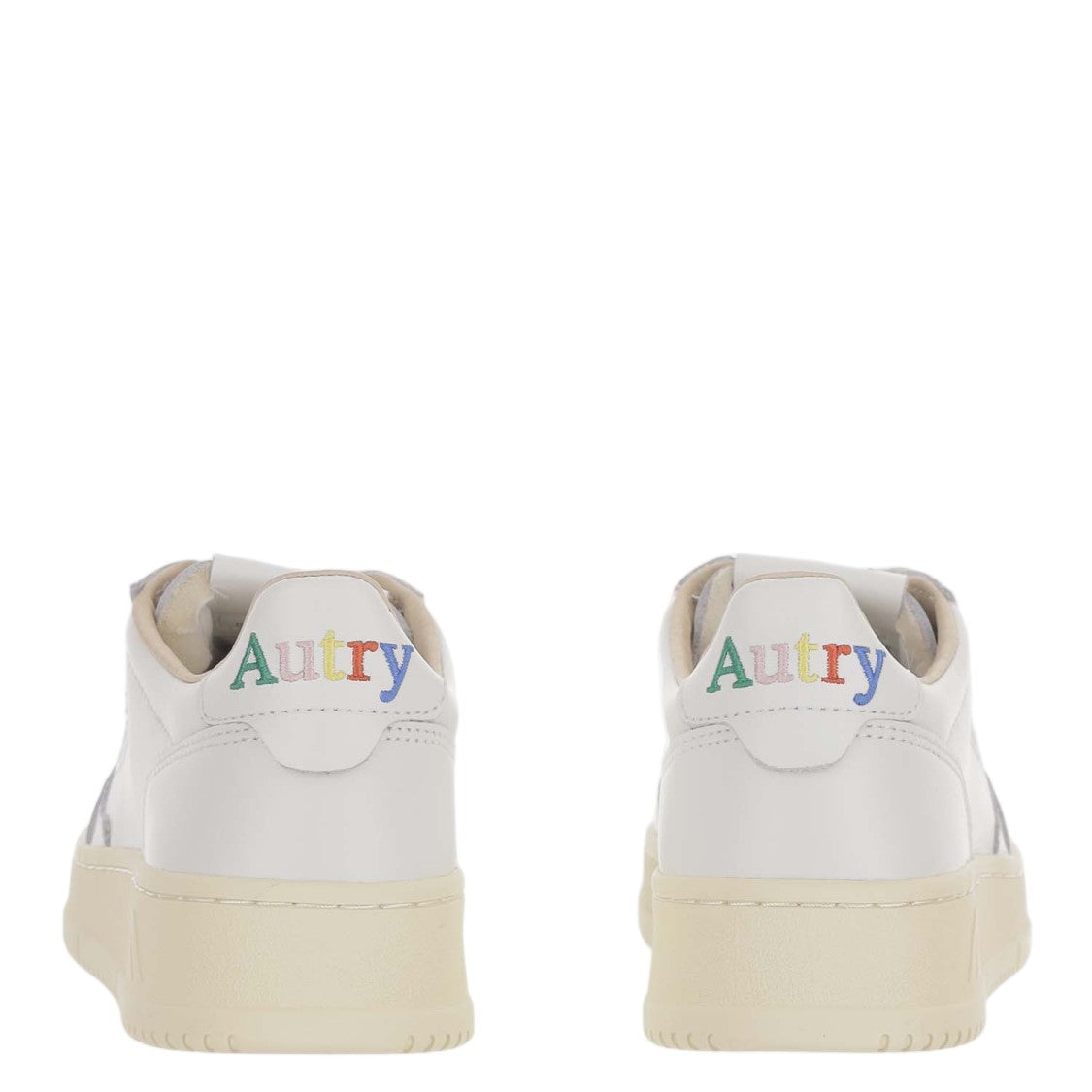Autry White Medalist Low Leather Sneakers