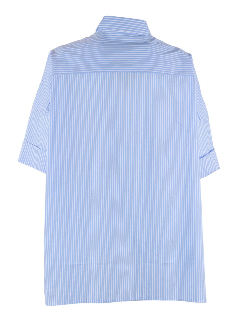 Fay Boxy Cropped Classic Collar Shirt