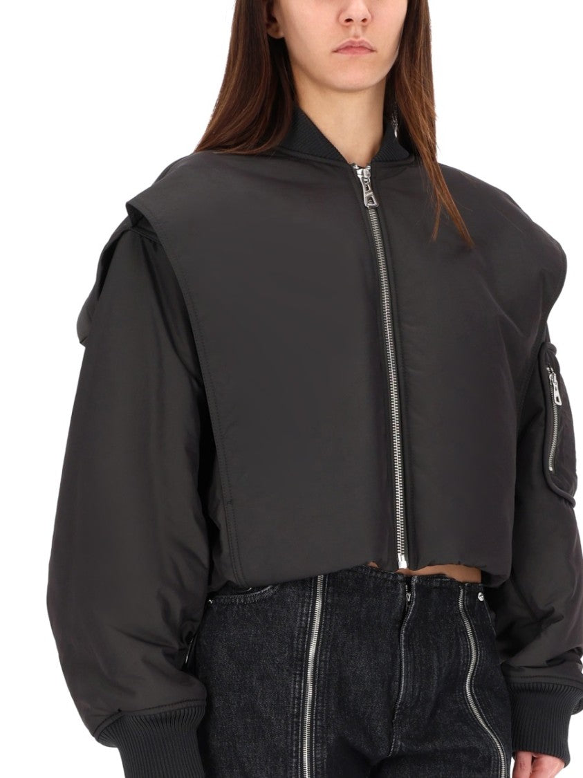 Jean Paul Gaultier Cropped Grey Sports Jacket