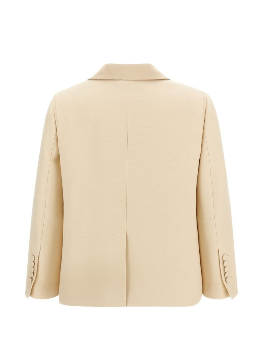 Fendi Cropped Double-Breasted Jacket