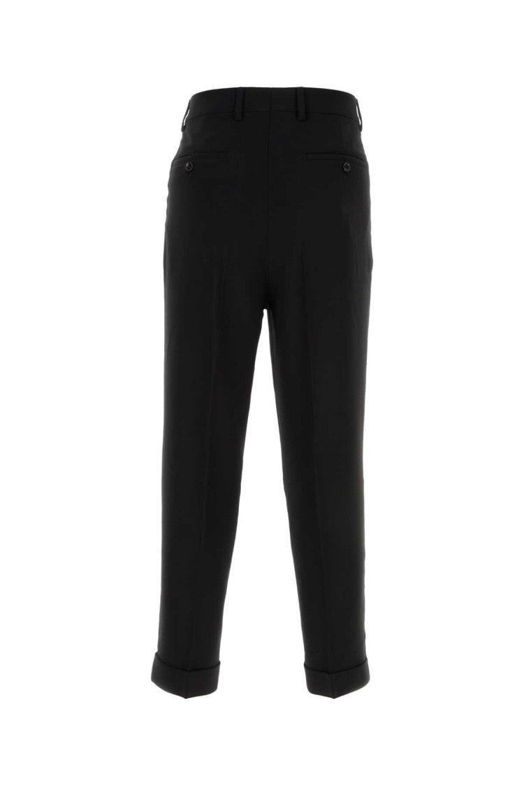 Ami Black Twill Pant