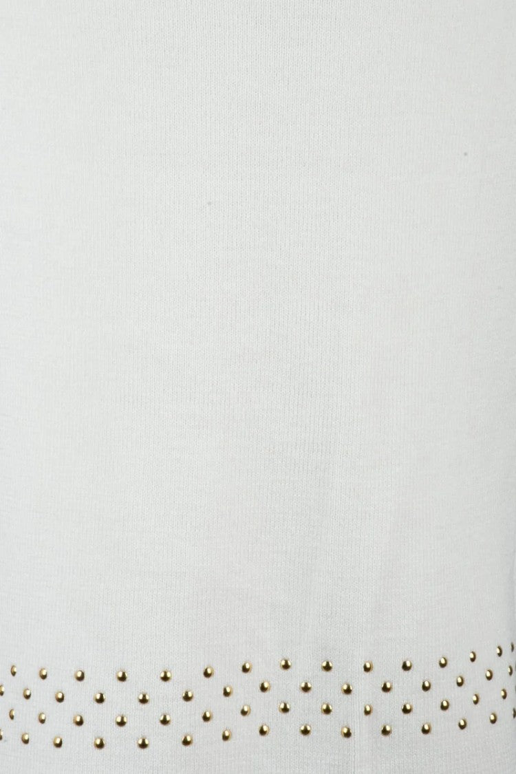 Simona Corsellini Knit Sheath Skirt - White