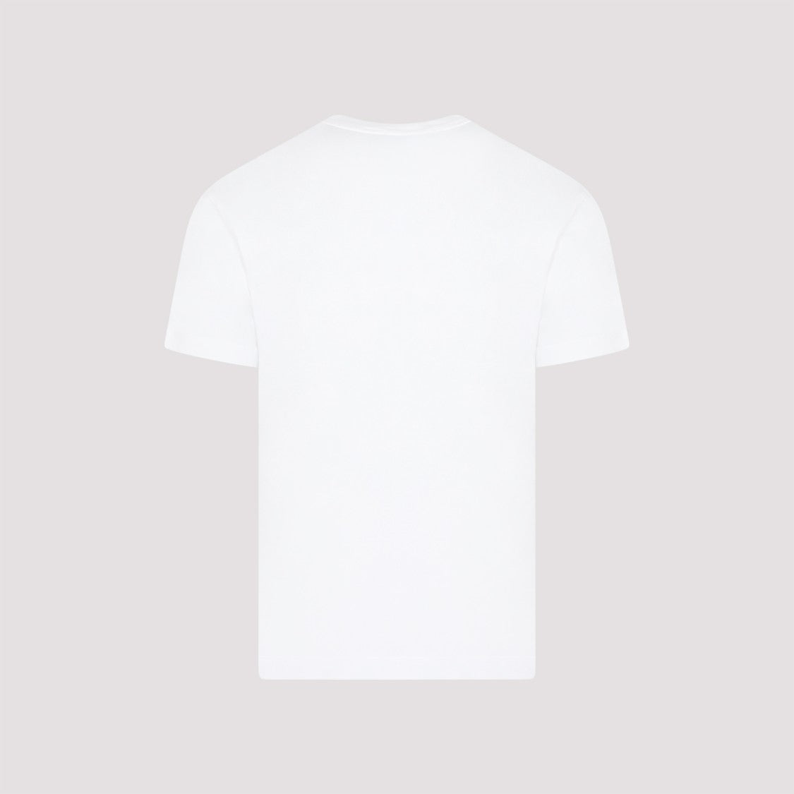 Stone Island Classic White Cotton T-Shirt With Logo Detailing