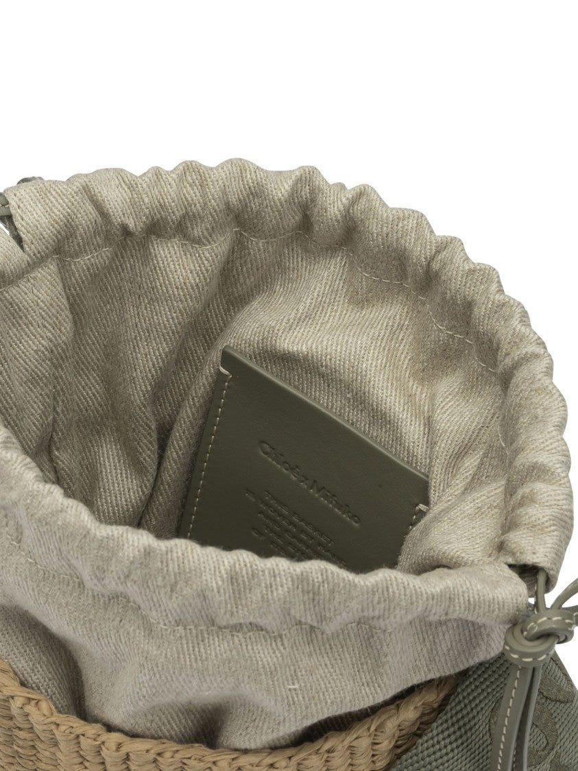 Chloé Compact Woven Paper Crossbody Bag