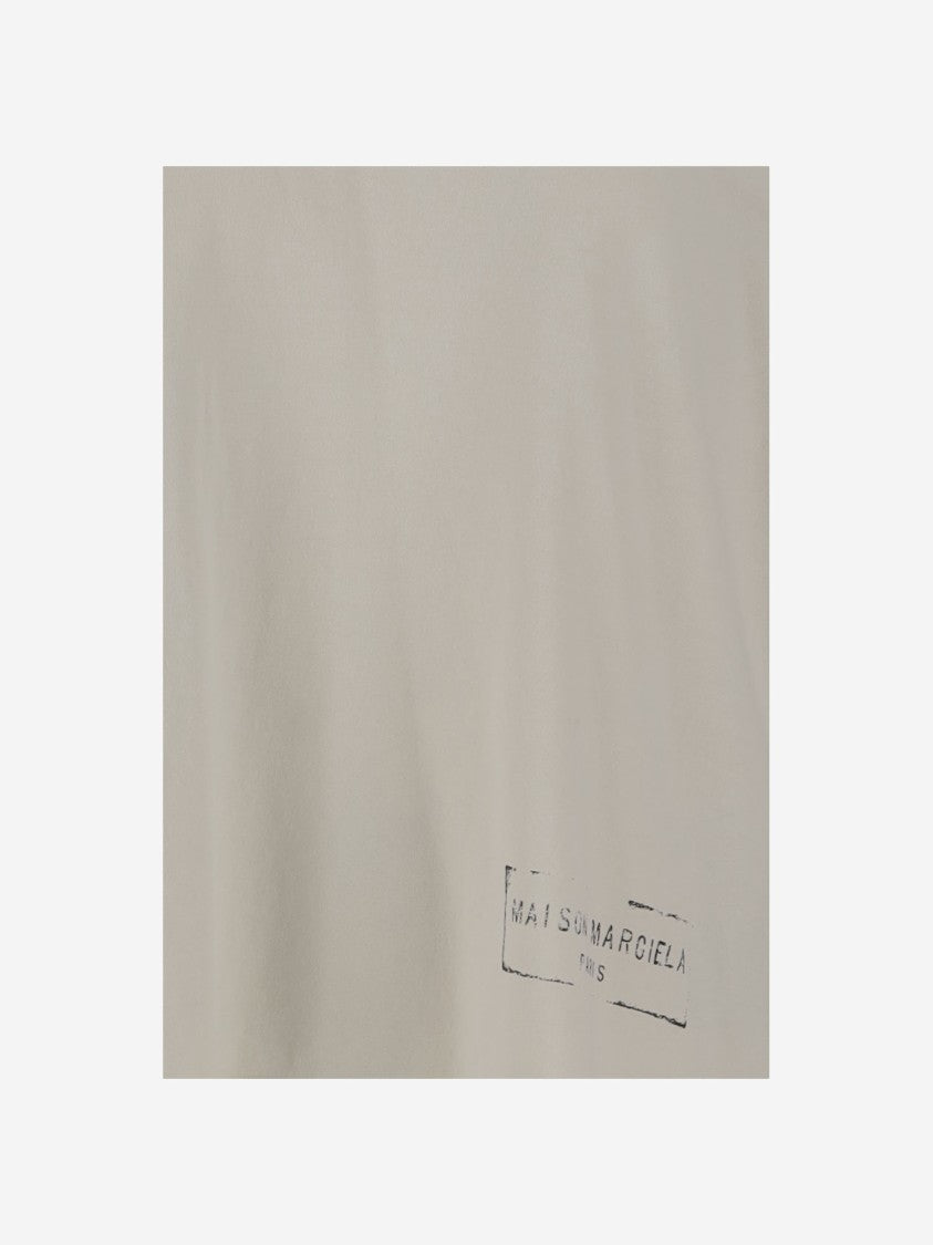 Maison Margiela Ivory Cotton Sweatshirt