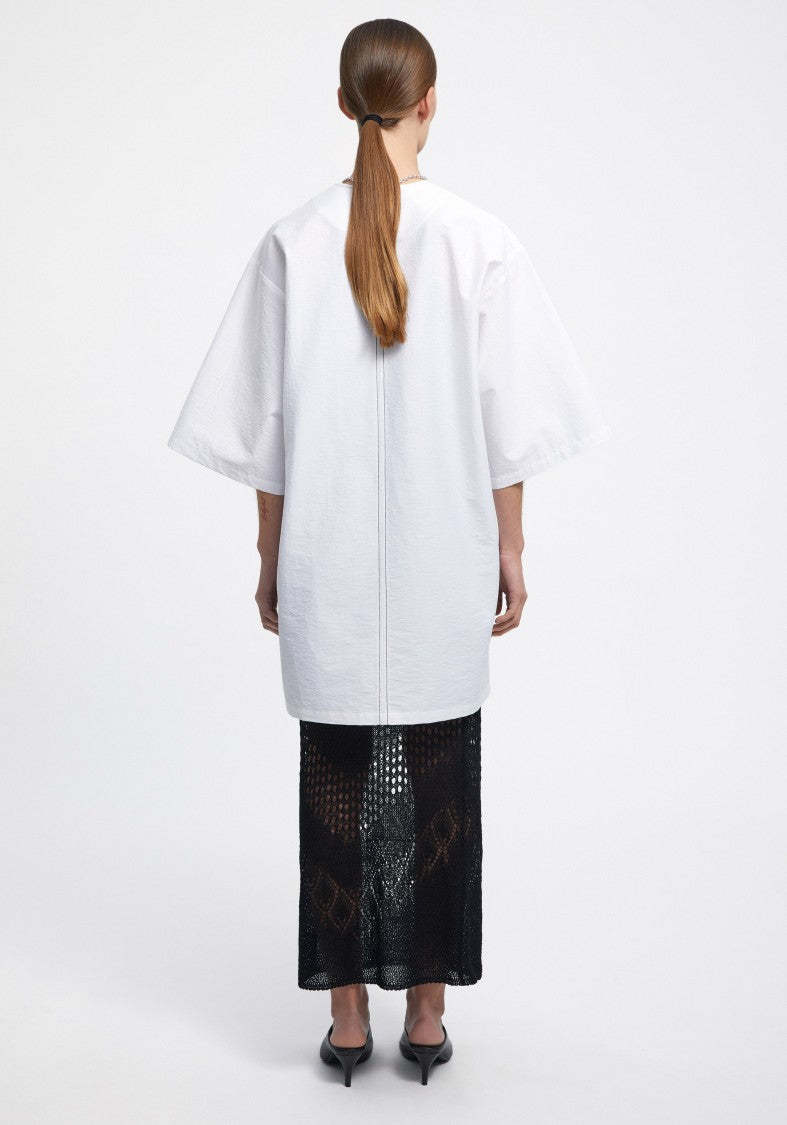 Aeron Chapman - Short-Sleeved Midi Dress