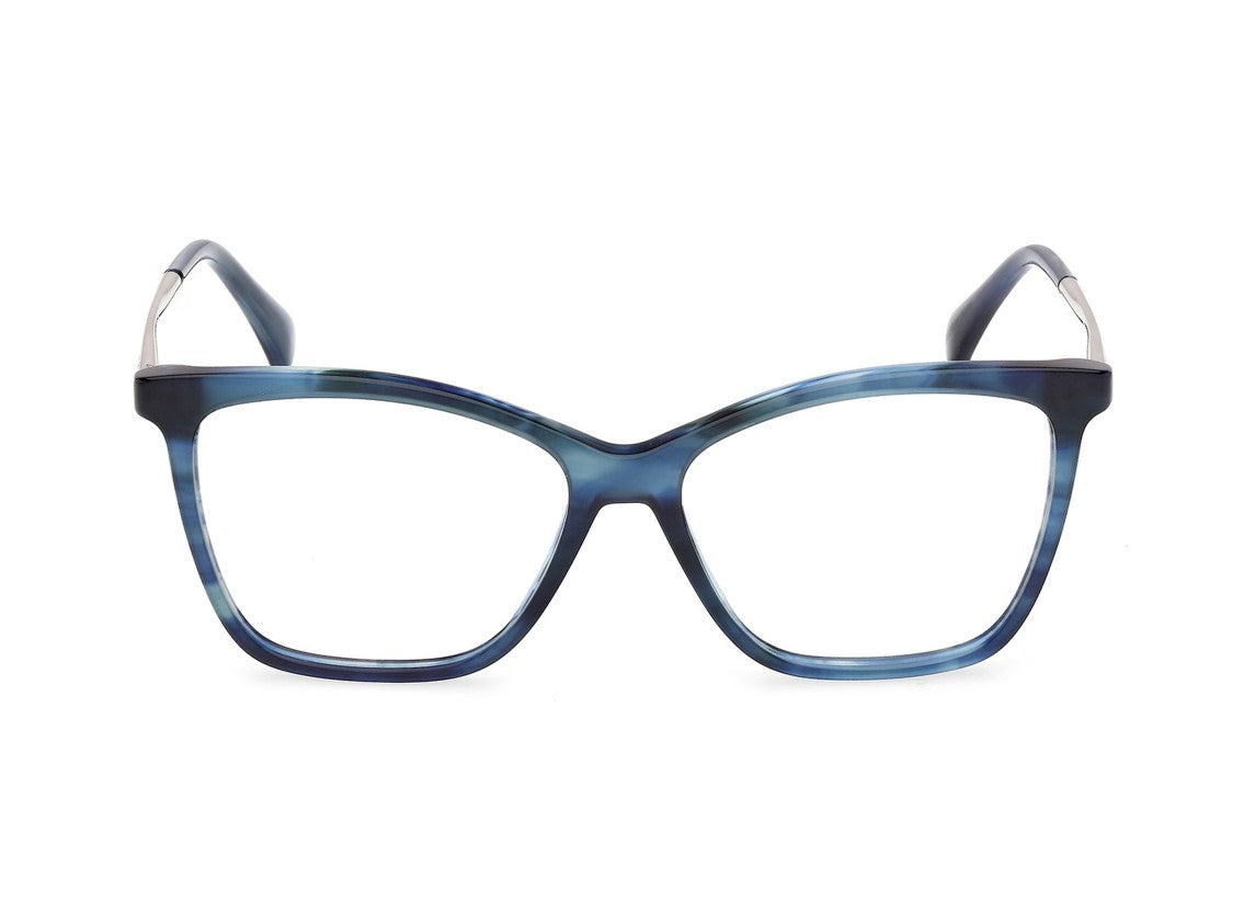 Max Mara Marbled Blue Mm5235 Acetate Cat-Eye Eyeglasses