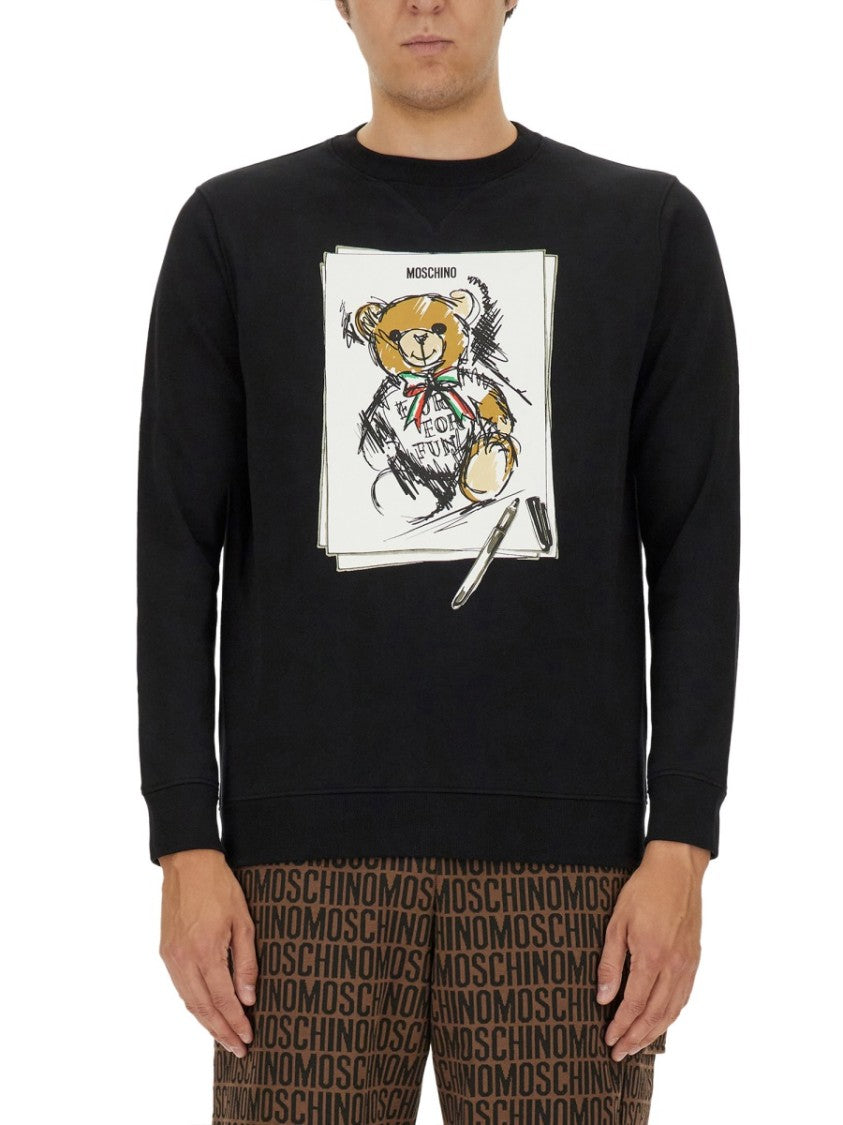Moschino Teddy Bear Graphic Sweatshirt