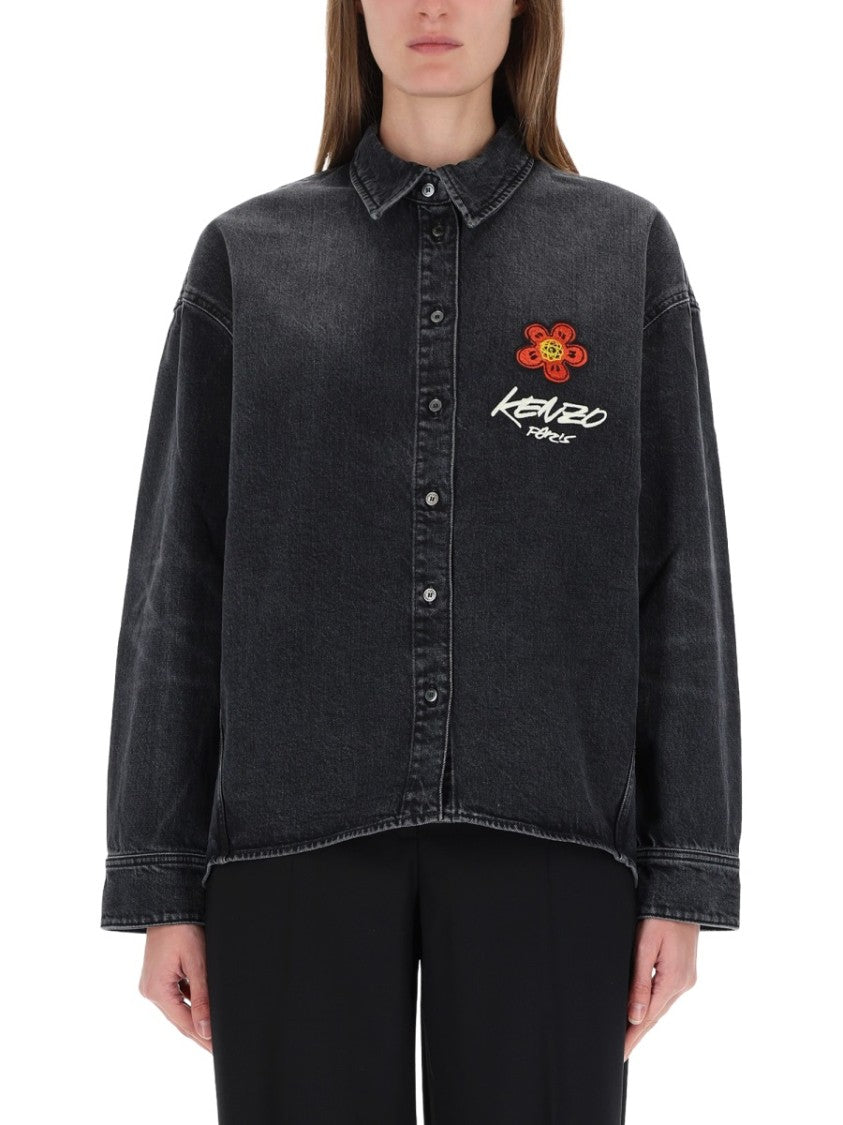 Kenzo Workwear Boxy Button-Down Shirt