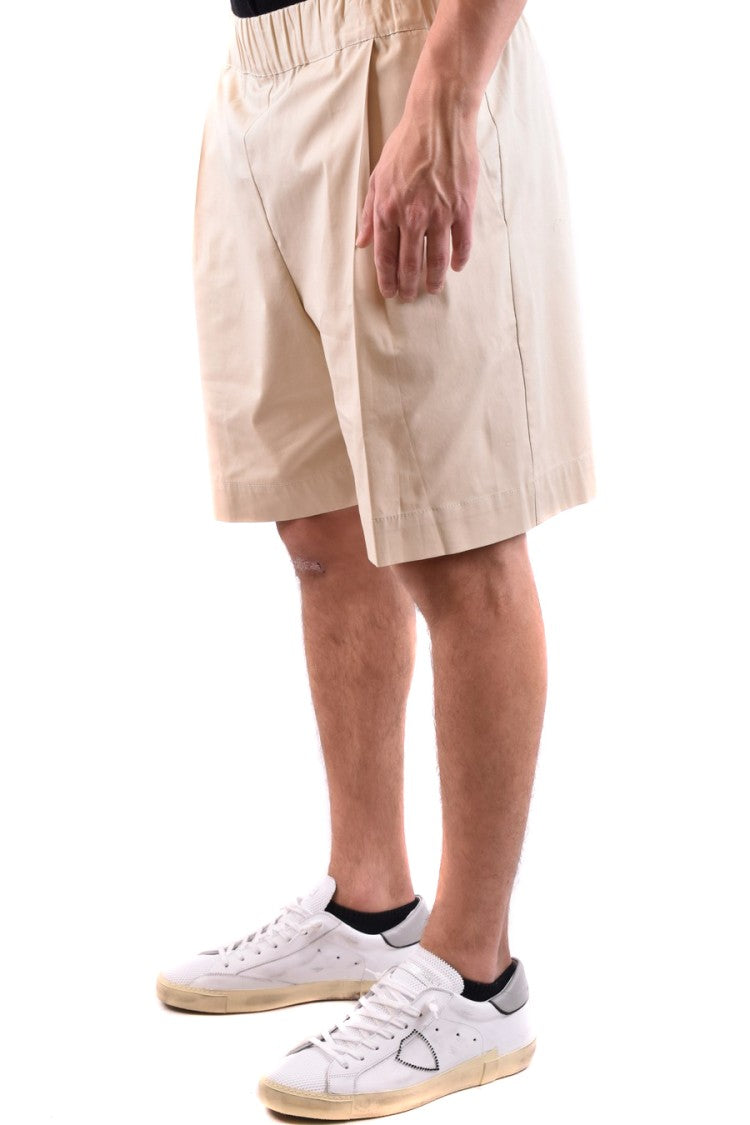 Laneus Light Blue Relaxed Fit Shorts