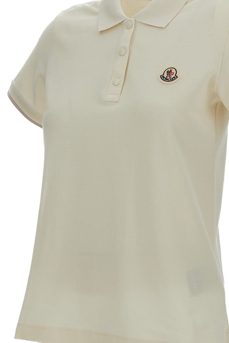 Moncler Cotton Polo Shirt With Classic Collar