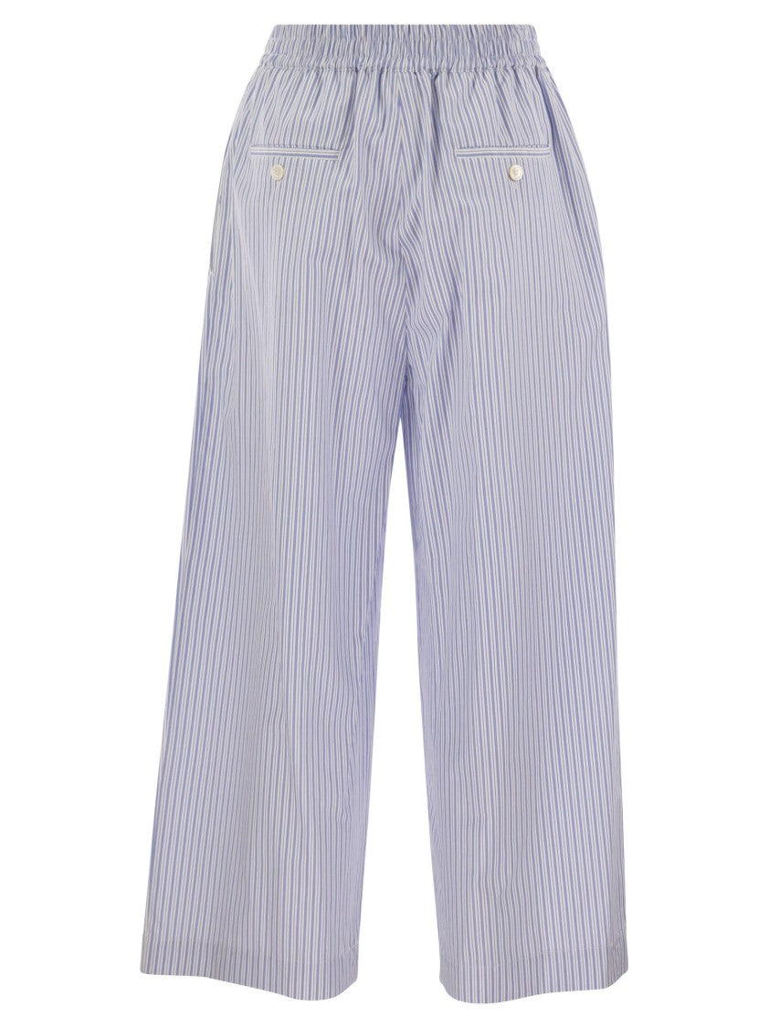 Max Mara Fleur - Cotton Satin Trousers