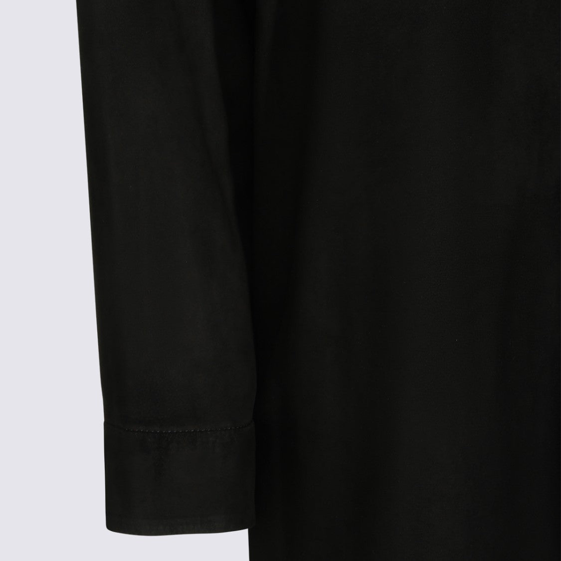 Salvatore Santoro Minimalist Black Jacket With Fringe Detailing