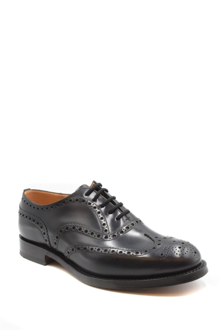 Church's Blue Wingtip Brogue Polished Leather Brogues