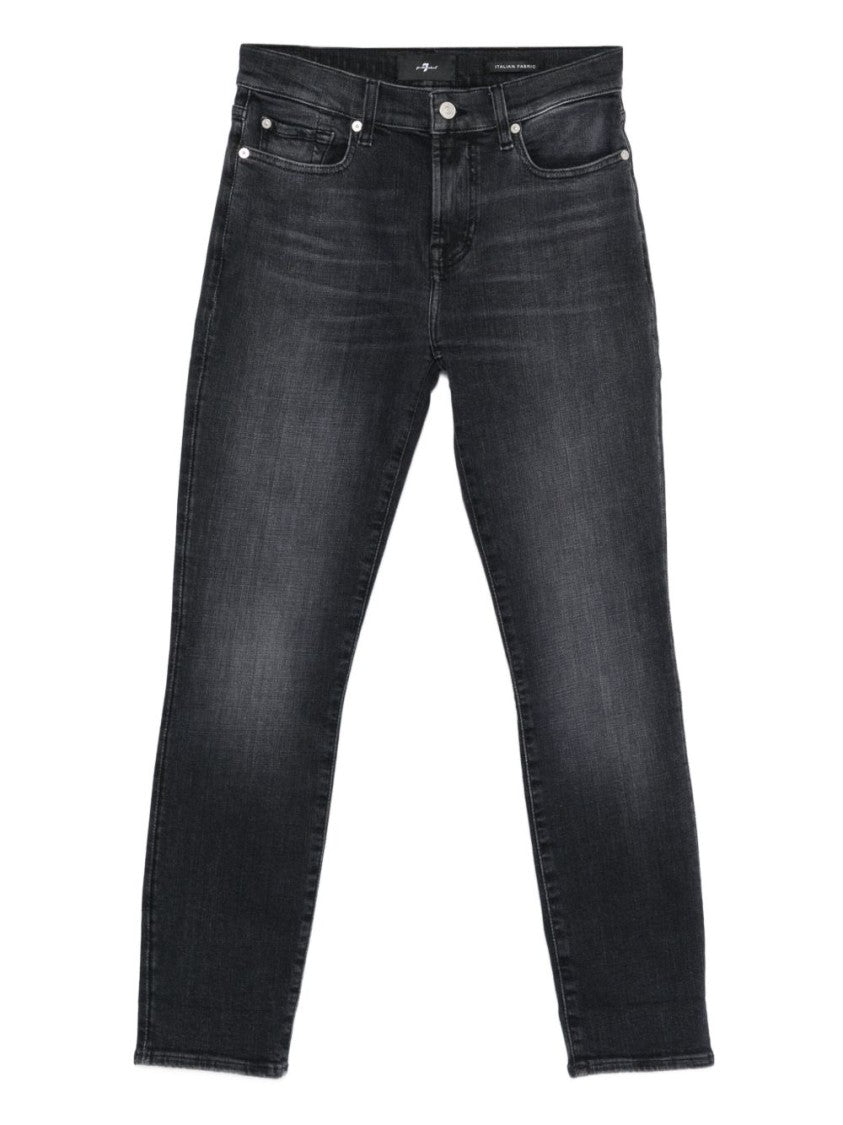 Seven Fitted Black Jeans