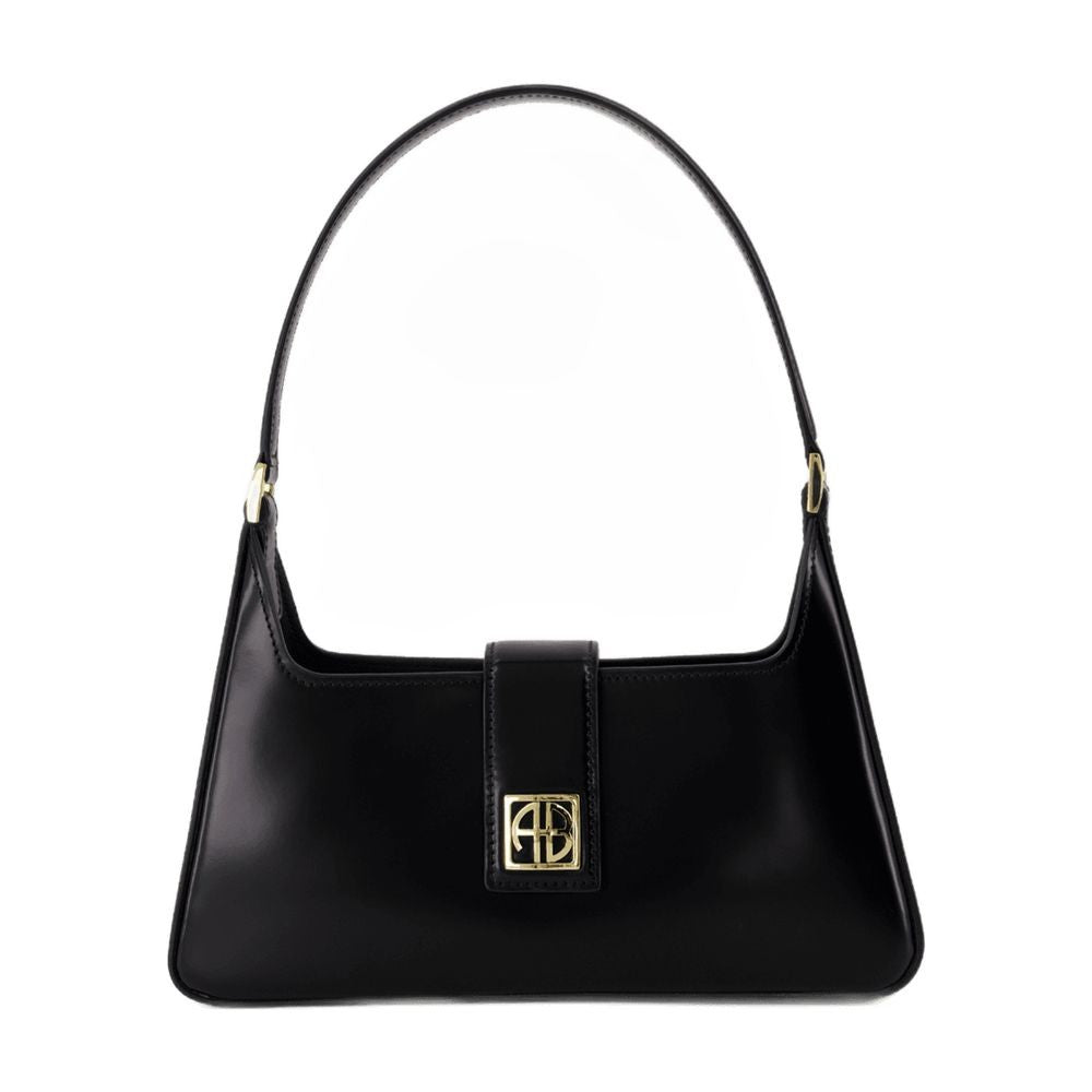 Anine Bing Lou Shoulder Bag - Leather - Black