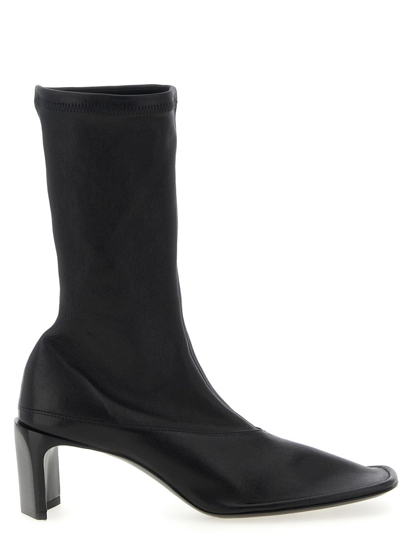 Jil Sander Nappa Ankle Boots