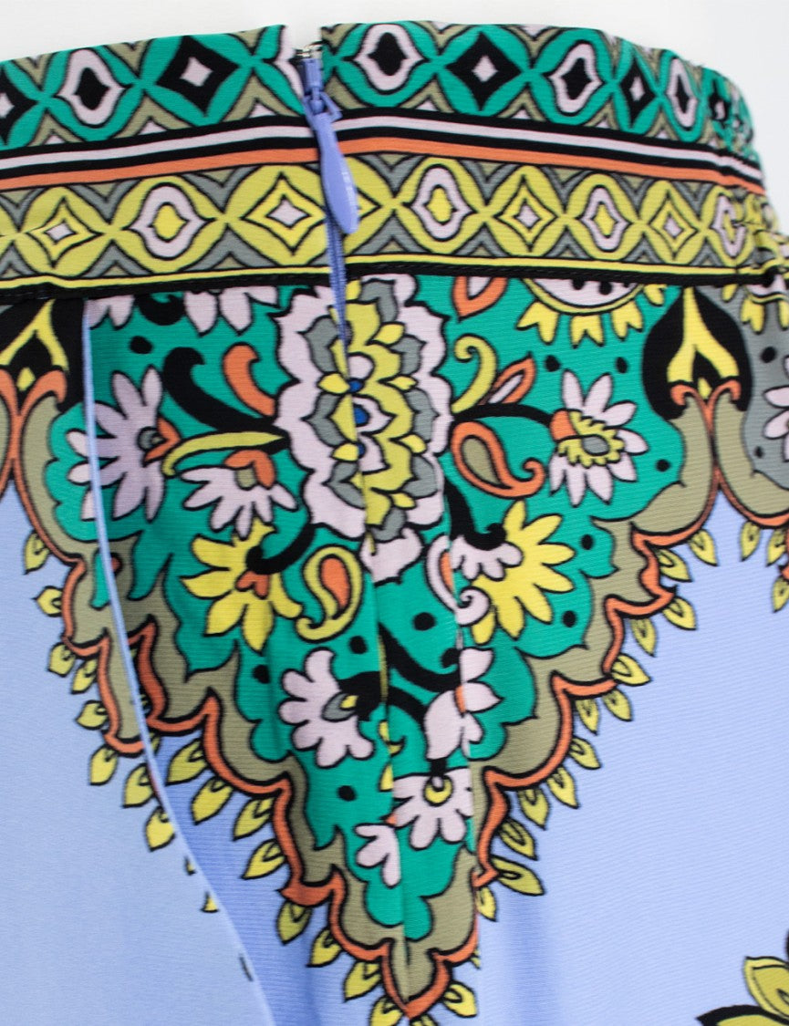 Etro Silk Trousers With Paisley Print And