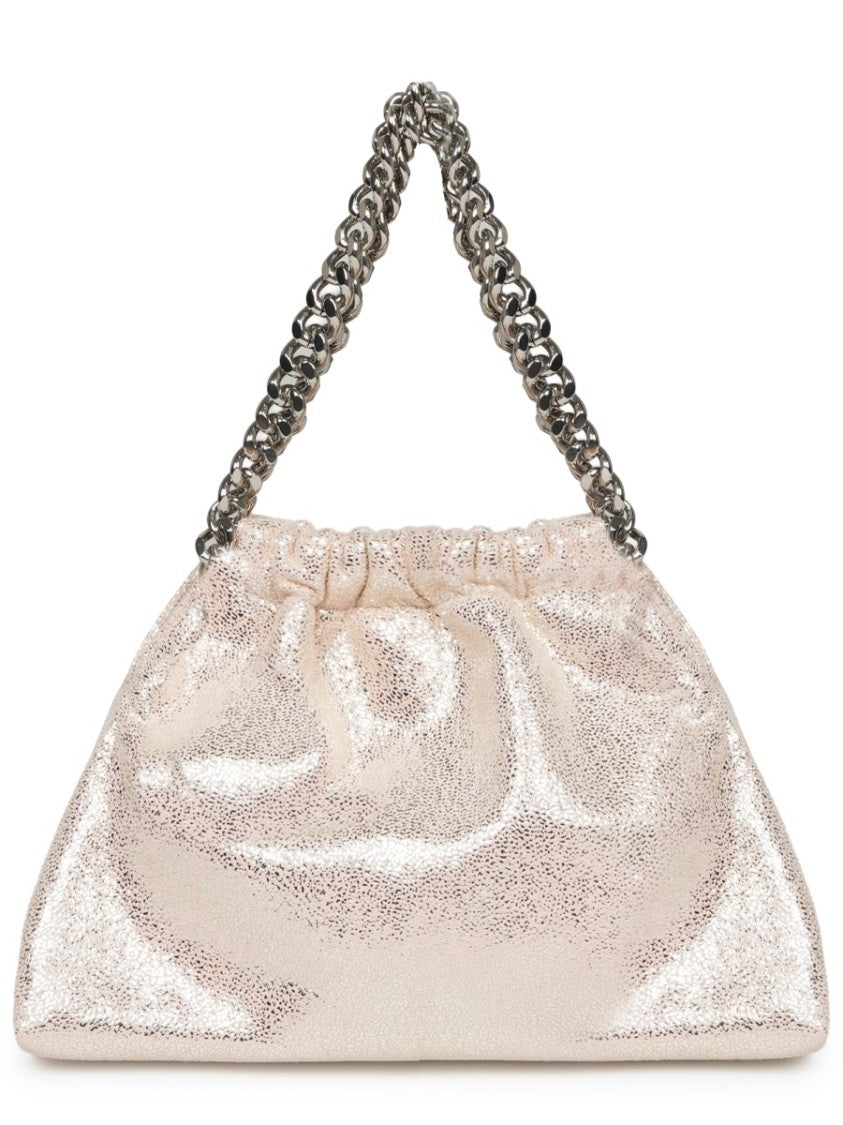 Stella Mccartney Falabella Mini Soft-Structured Bag With Metallic Chain Handle