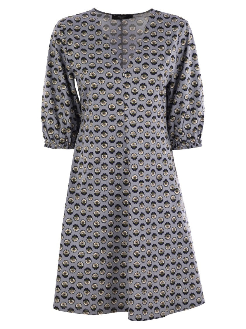 Max Mara Cinghia - Patterned Cotton Dress