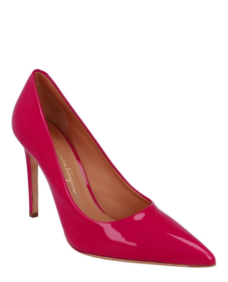 Ferragamo Ilary X5 Patent Leather Pumps