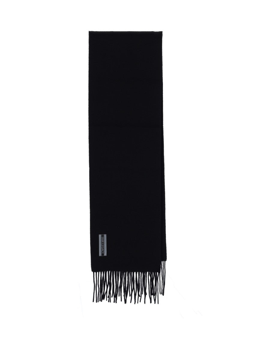 Our Legacy Black Estate Wool Scarf