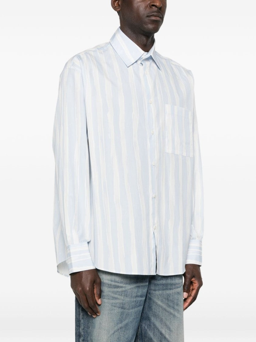 Jacquemus White Silk And Nylon Classic Shirt