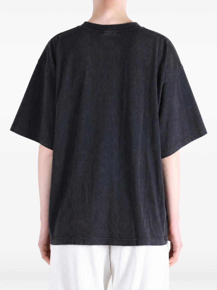 Balenciaga Boxy Oversized T-Shirt With Graphic Print And Dropped Shoulders
