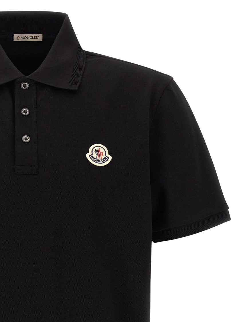 Moncler Logo Patch Polo Shirt
