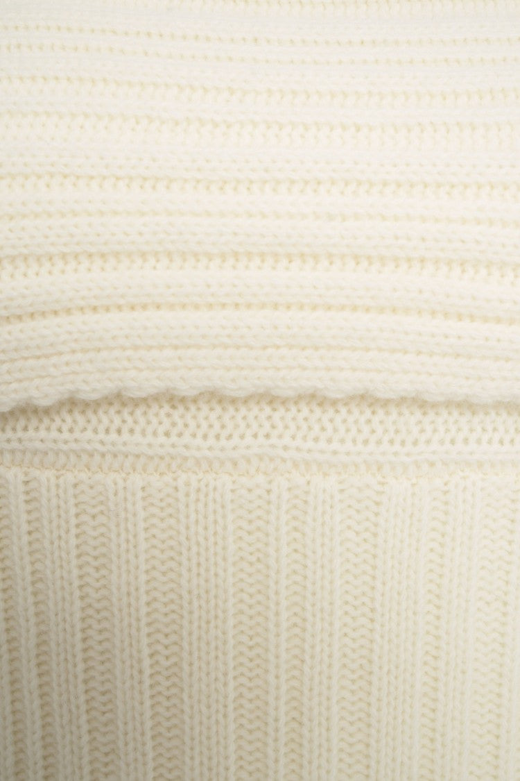 By Aylin Koenig Liana' Bardot Neck Sweater