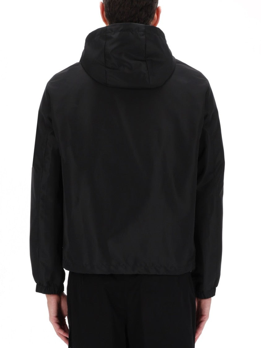 Fendi Lightweight Blouson Jacket With Front Zipper And Hood