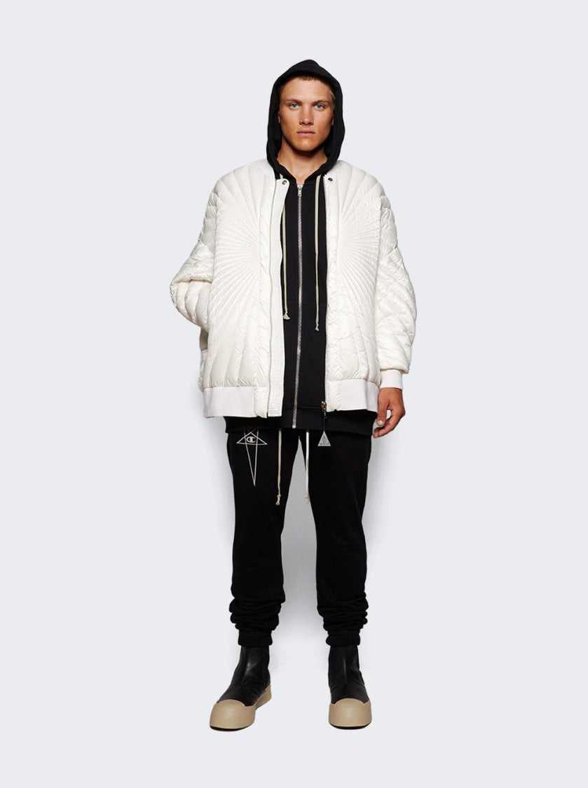 Rick Owens Relaxed Fit Knitted Joggers With Unique Graphic Detail