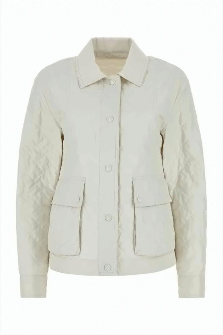 Moncler Quilted Casual Jacket With Structured Collar