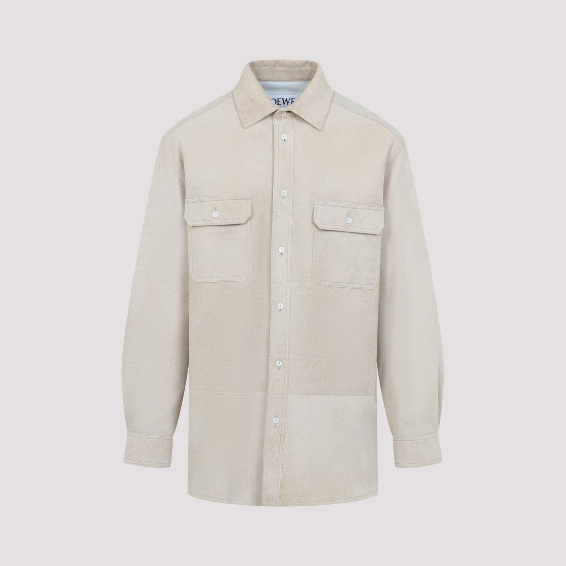 Loewe Beige Lamb Leather Shirt