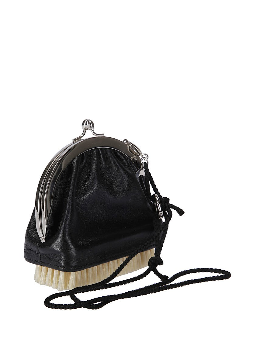Niccolò Pasqualetti Textured Leather Purse With Kiss-Lock Frame