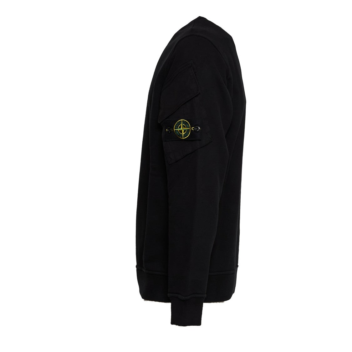 Stone Island Brushed Organic Cotton Fleece Crewneck Sweatshirt