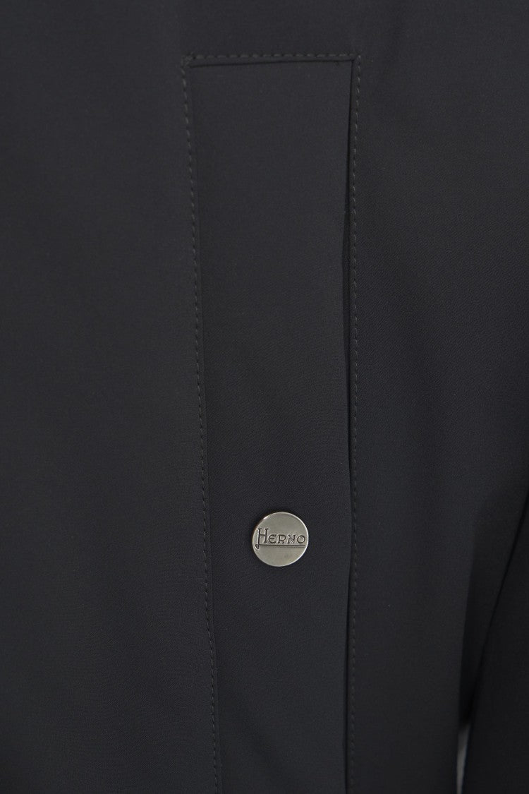 Herno Hooded Jacket With Adjustable Drawstrings And Snap-Button Pockets