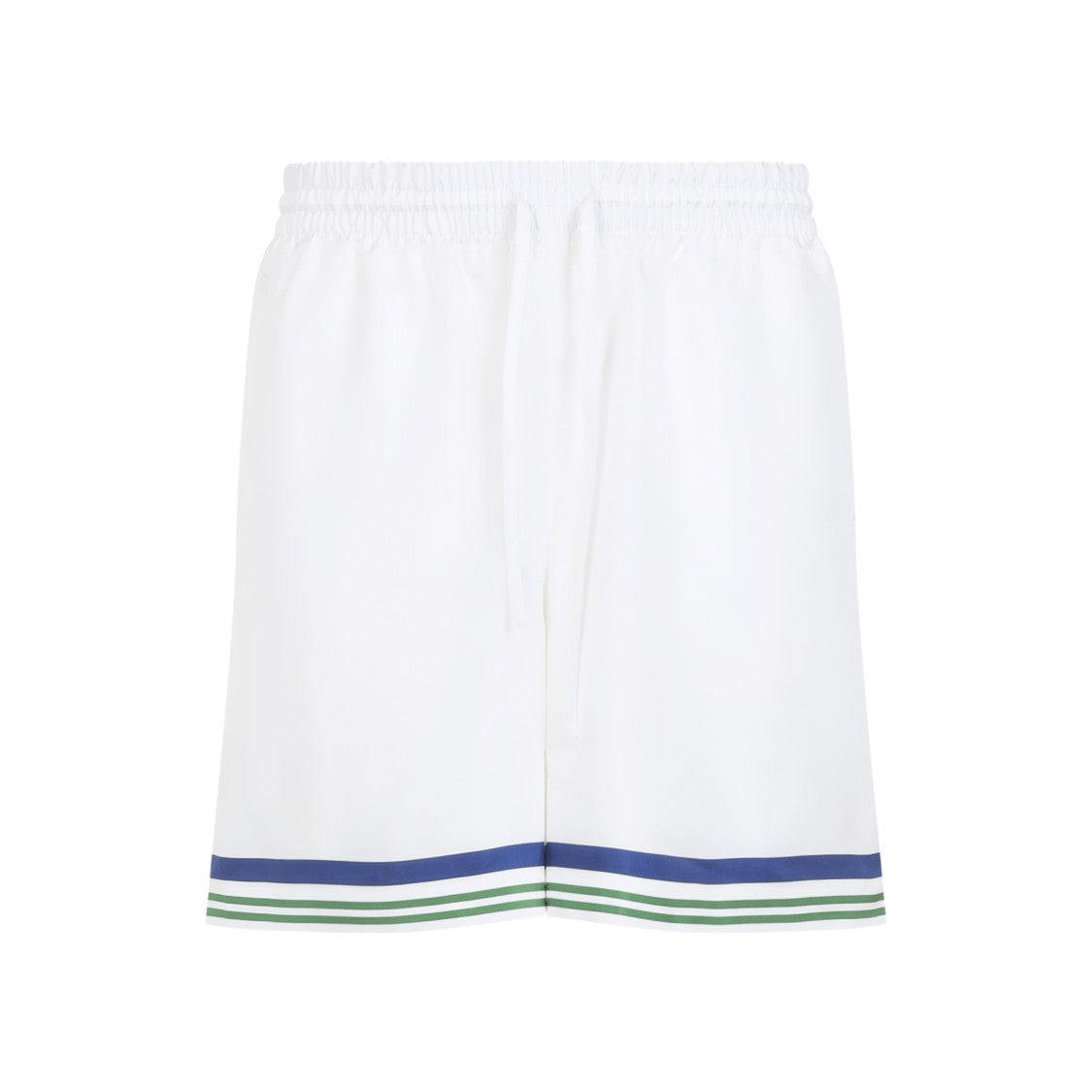 Casablanca Multicolour Silk Bermudas With Graphic Print