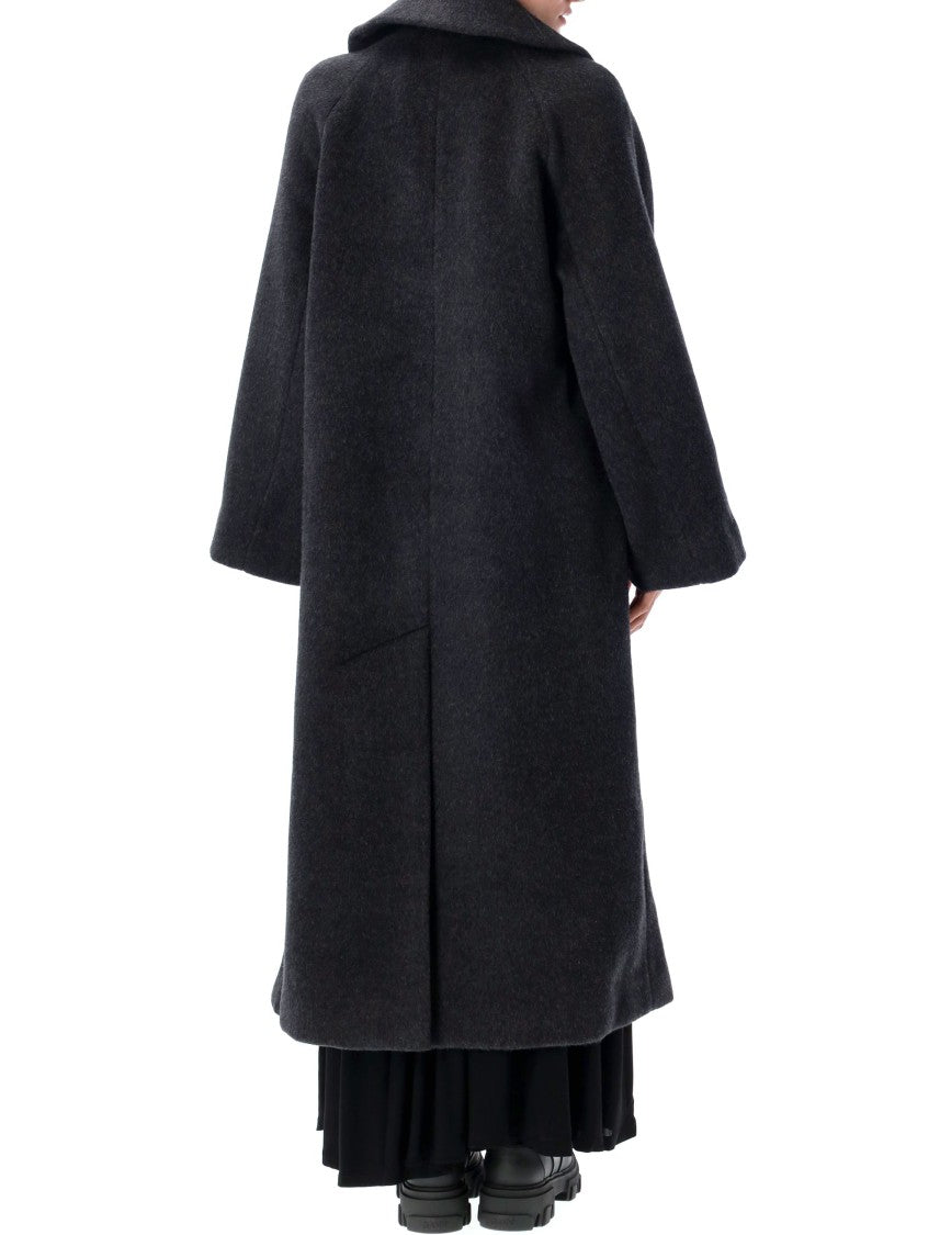Ganni Double Face Wool Coat