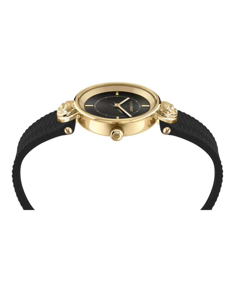Plein Sport Quartz Movement Watch With Yellow Gold Case