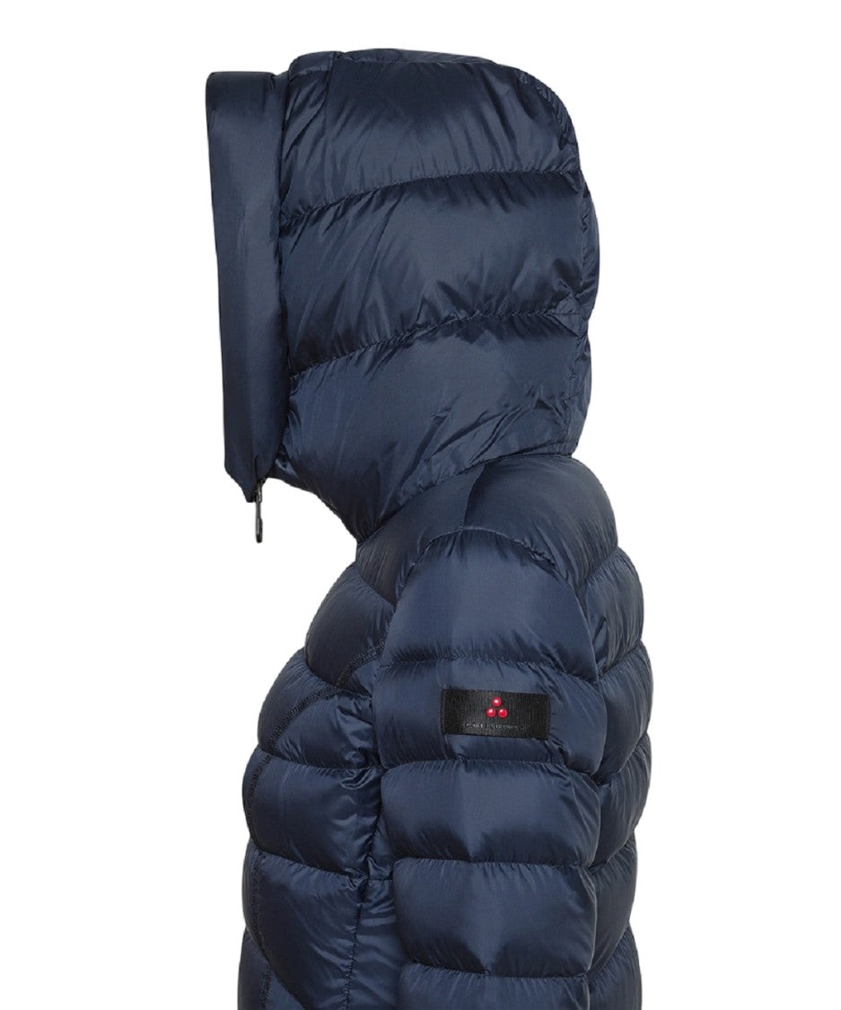 Peuterey Long Slim-Fit Down Coat Quilted Padding