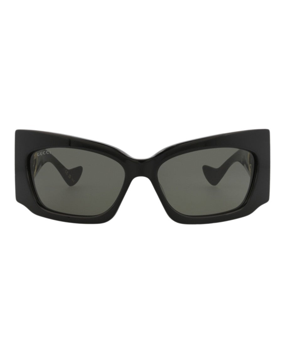 Gucci Shield-Frame Recycled Acetate Sunglasses