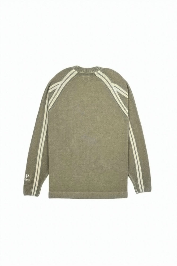C.P. Company Relaxed Fit Contrasting Stripe Sweater