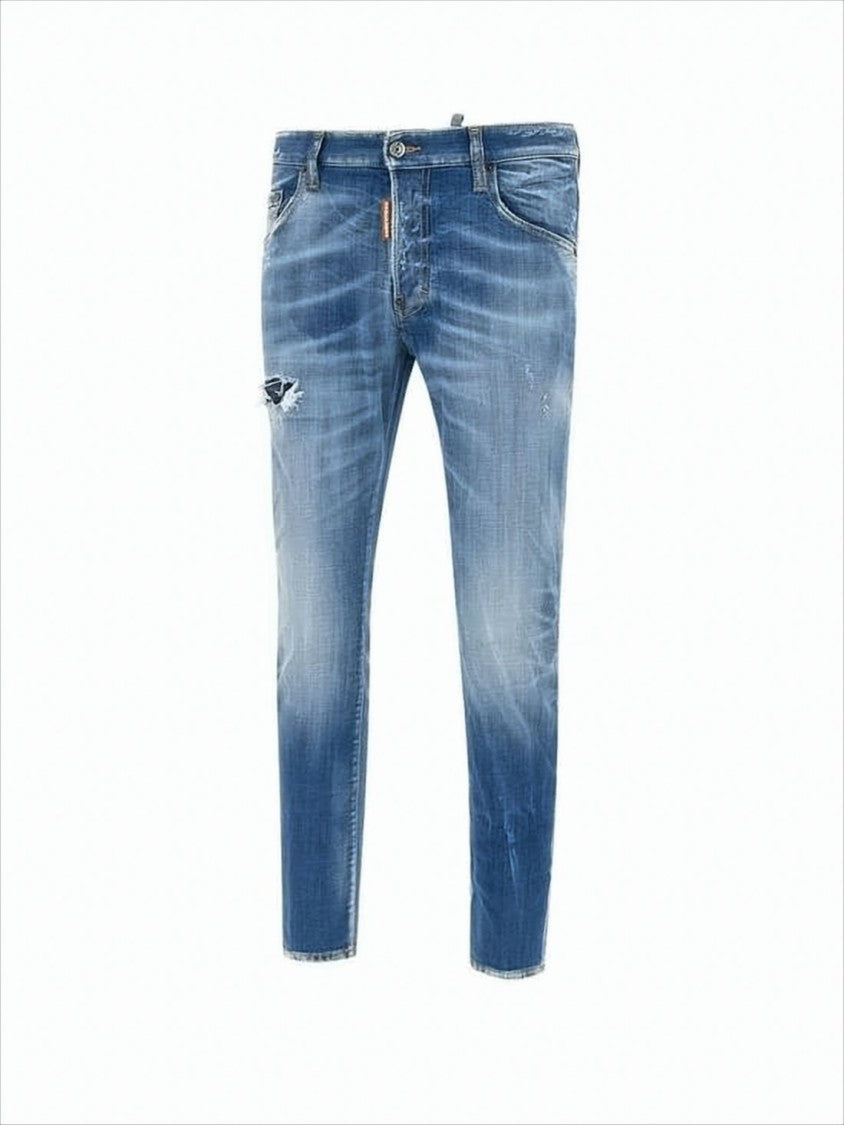 Dsquared2 Slim-Fit Distressed Denim Pants