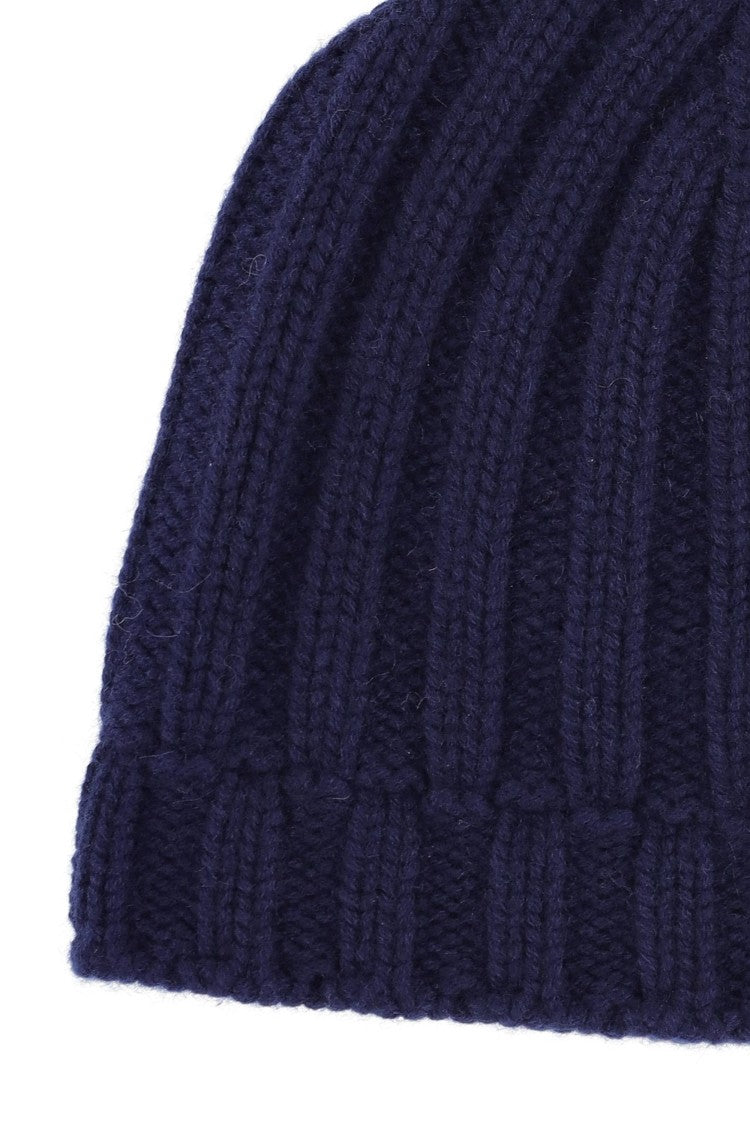 Drumohr Ribbed Pure Cashmere Beanie