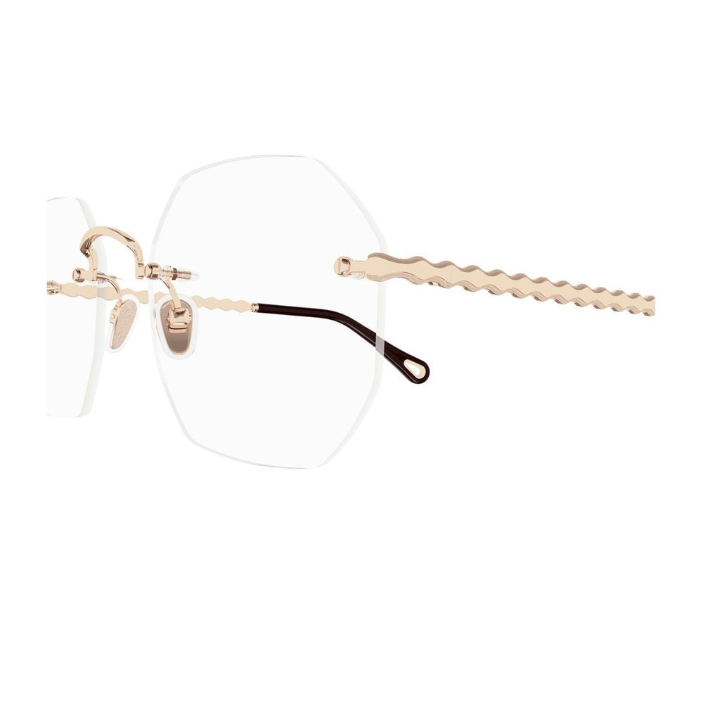 Chloé Ch0270o Linea Chloé Rimless Geometric Optical Frame