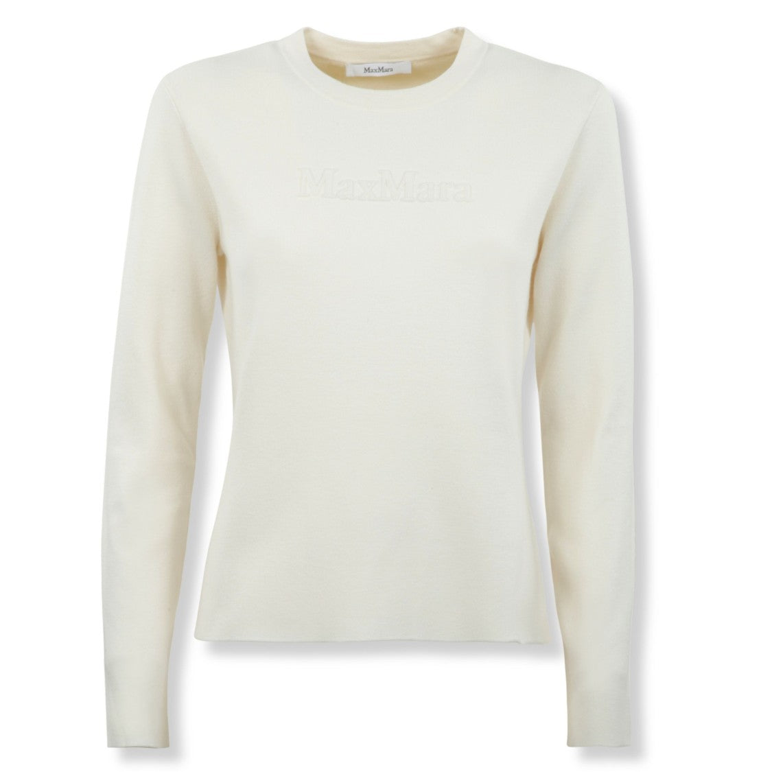 Max Mara Fitted Knit Top With Round Neckline